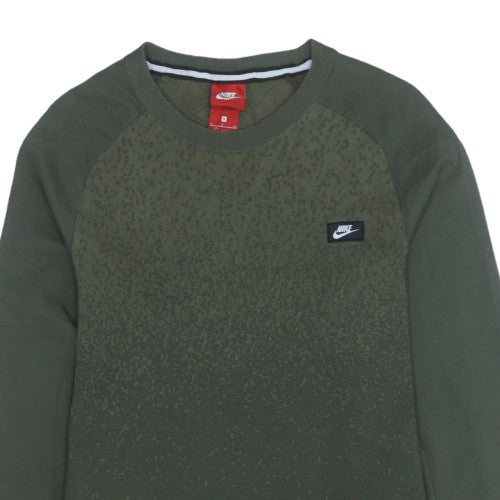 Mens UK Size S Nike Green Pullover Sweatshirt