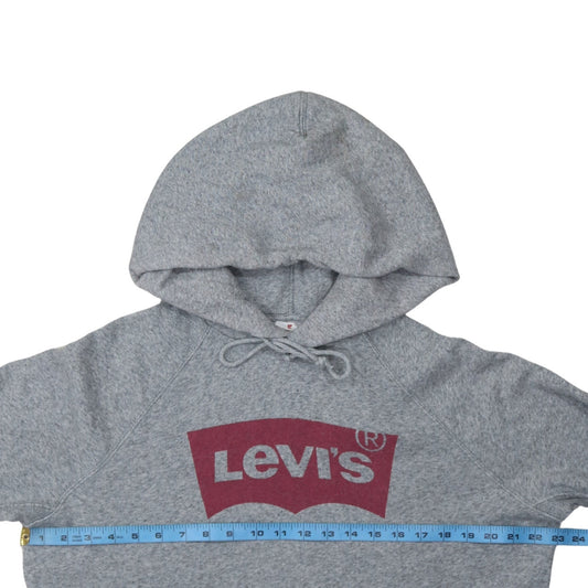 Mens UK Size M Levi's Grey Pullover Hoodie