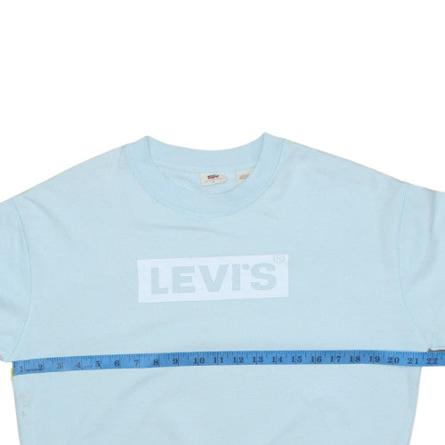 Womens UK Size M Levi's Blue Pullover Sweatshirt