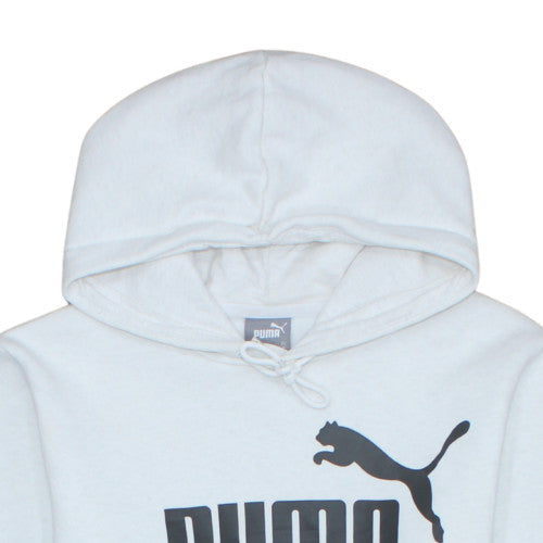 Womens UK Size M Puma White Pullover Hoodie