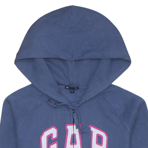 Womens UK Size M GAP Blue Full Zip Hoodie