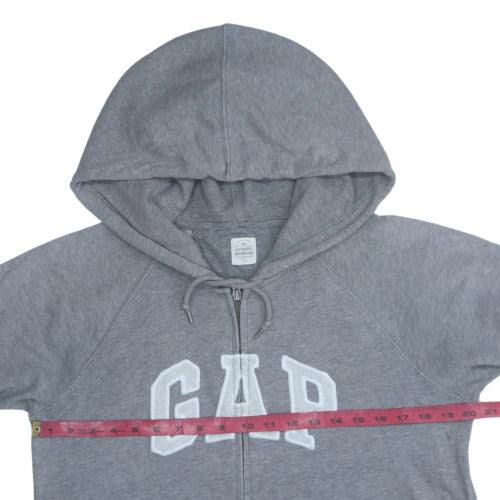 Womens UK Size L Gap Grey Full Zip Hoodie