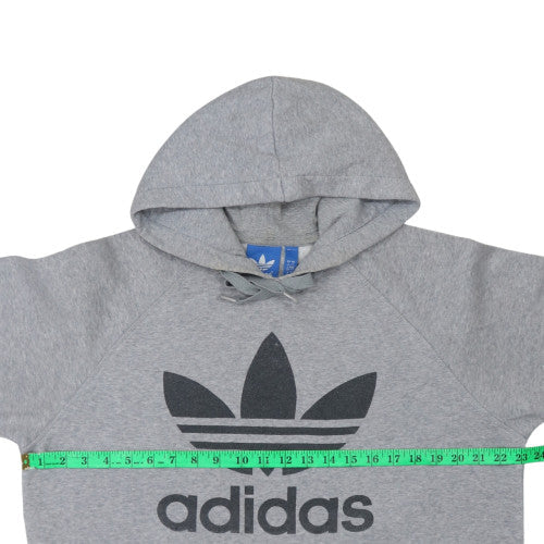 Mens UK Size L Adidas Grey Pullover Hoodie