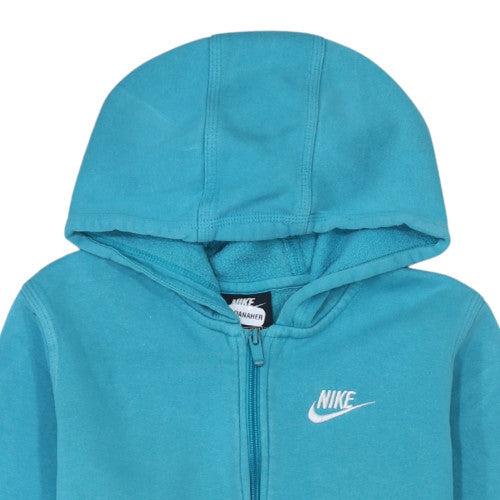 Additional view of Nike girls’ blue full zip hoodie l 147-158cm fleece sweatshirt