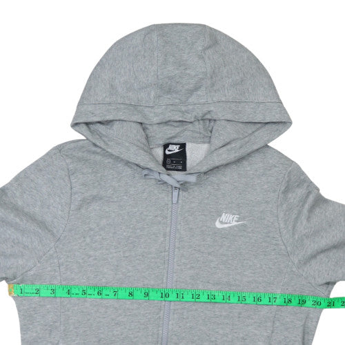 Mens UK Size M Nike Grey Full Zip Hoodie