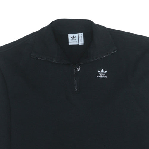Womens UK Size 10 Adidas Black Pullover Sweatshirt