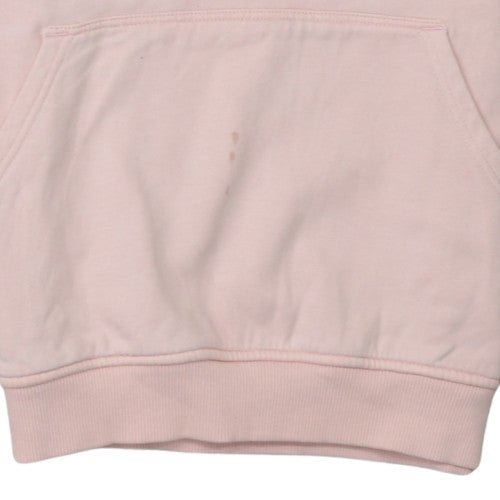 The North Face Girls Pink Cotton Pullover Hoodie L Youth Size Sweatshirt