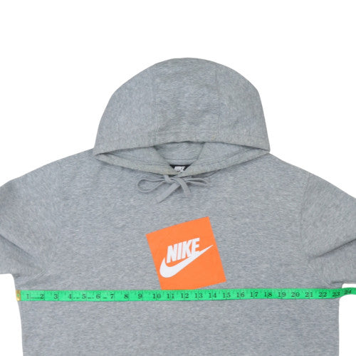 Mens UK Size L Nike Grey Pullover Hoodie