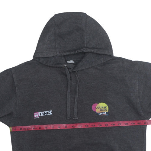 Womens UK Size M AWDis Grey Pullover Hoodie