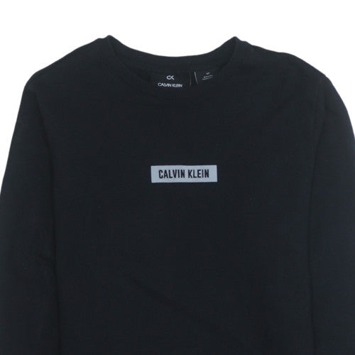 Mens UK Size S Calvin Klein Black Pullover Sweatshirt