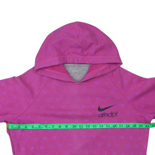 Womens UK Size M Nike Pink Pullover Hoodie