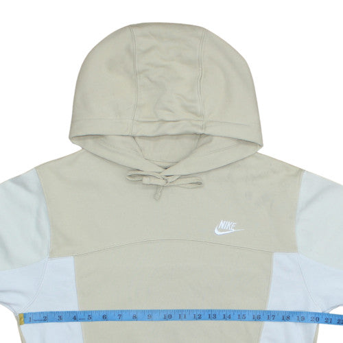Womens UK Size S Nike Beige Pullover Hoodie
