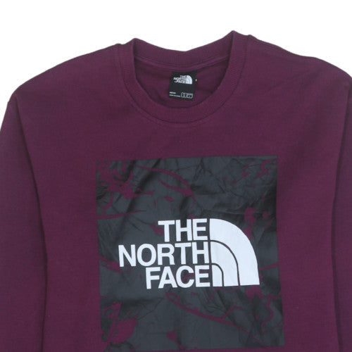 Mens UK Size M The North Face Purple Pullover Sweatshirt
