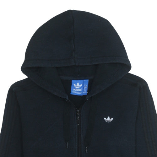 Mens UK Size M adidas Black Full Zip Hoodie