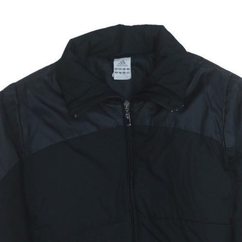 Additional view of Adidas women’s black, size UK 16, full zip lightweight windbreaker jacket