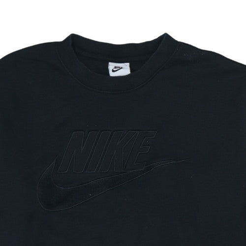 Mens UK Size M Nike Black Pullover Sweatshirt