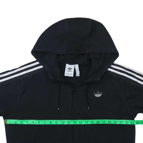 Mens UK Size M adidas Black Full Zip Hoodie