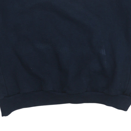 Mens UK Size XL Adidas Blue Pullover Sweatshirt