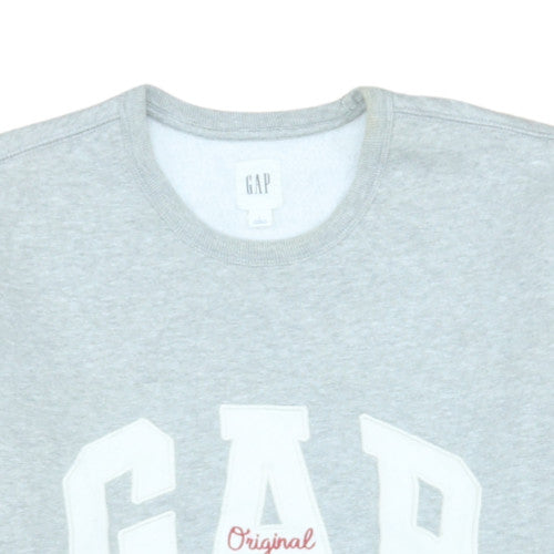 Womens UK Size L GAP Grey Pullover Sweatshirt