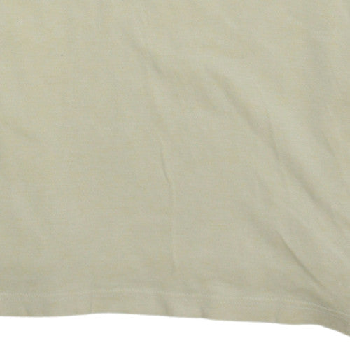 Tommy Hilfiger Men’s Beige Regular Fit Cotton Polo Shirt M