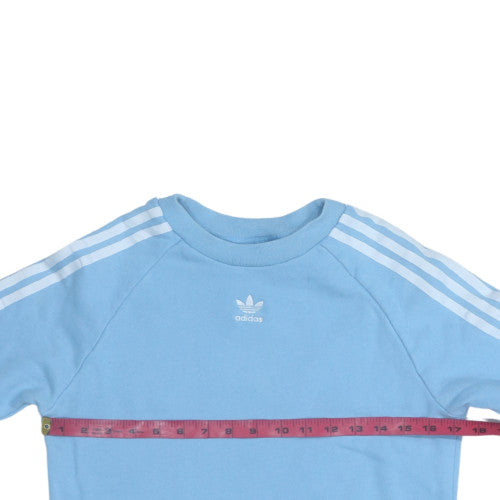 Womens UK Size 8 Adidas Blue Pullover Sweatshirt