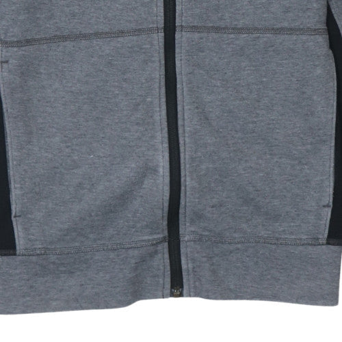 Additional view of The North Face boys’ grey xl full zip hoodie - cotton blend outdoor sweatshirt