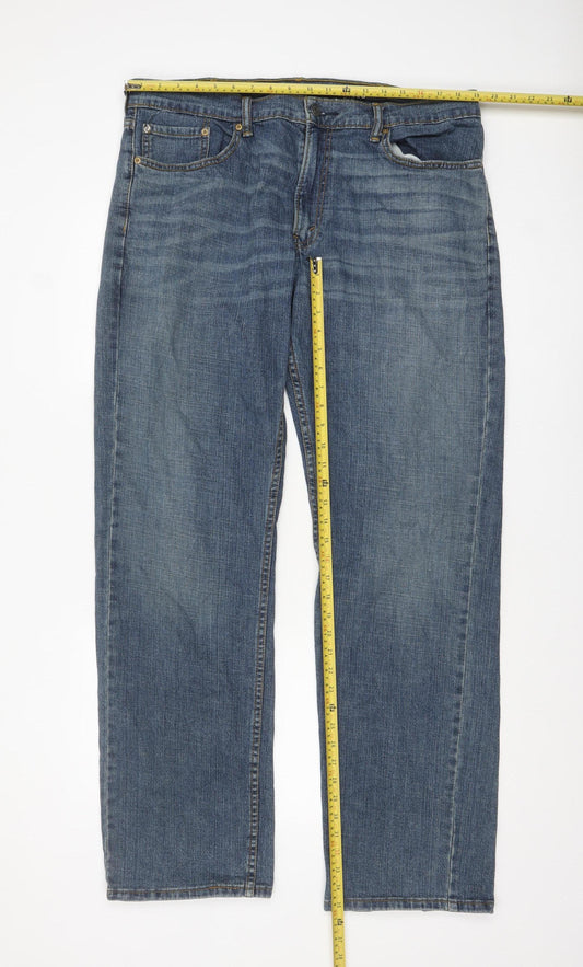 Denizen from Levi's Men's Blue Relaxed Fit 285 Straight Jeans 38x34
