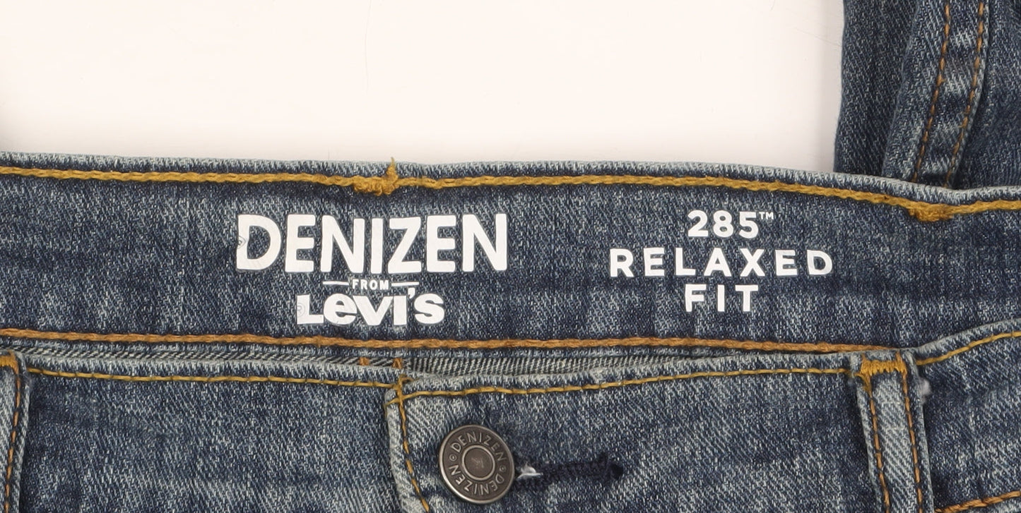 Denizen from Levi's Men's Blue Relaxed Fit 285 Straight Jeans 38x34
