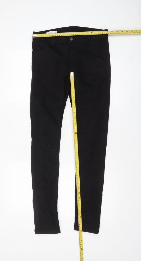Collusion Mens Black Skinny Jeans W32 L32 Cotton Blend