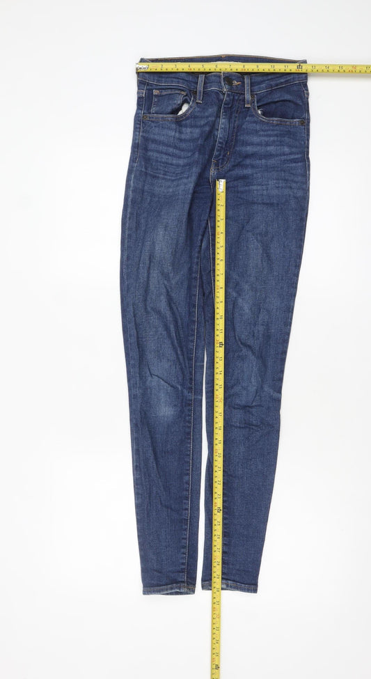 Womens UK Size 25 Levi's Slim Fit Skinny Blue Jeans