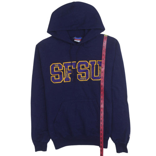 Mens UK Size M Champion Blue Pullover Hoodie