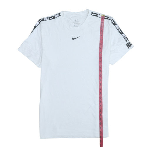 Nike Men’s White Sports Crew Neck Short Sleeve T-Shirt Size L