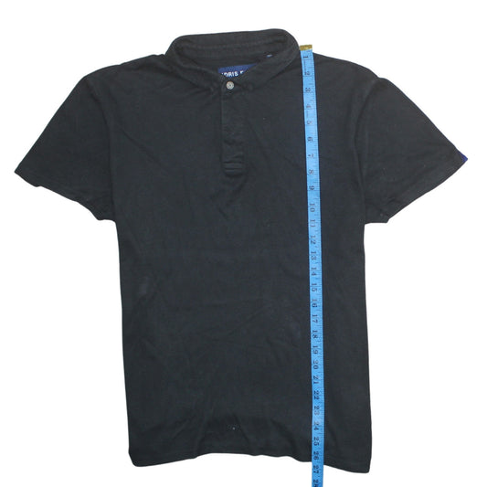 Superdry Idris Elba Men's Black Polo Shirt XL Cotton Short Sleeve