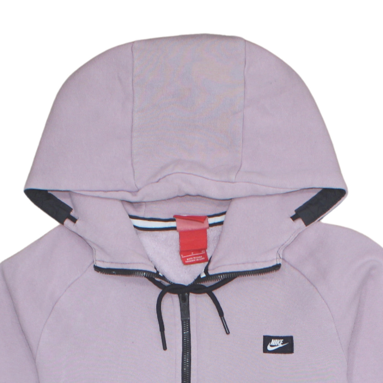 Womens UK Size S Nike Purple Full Zip Hoodie