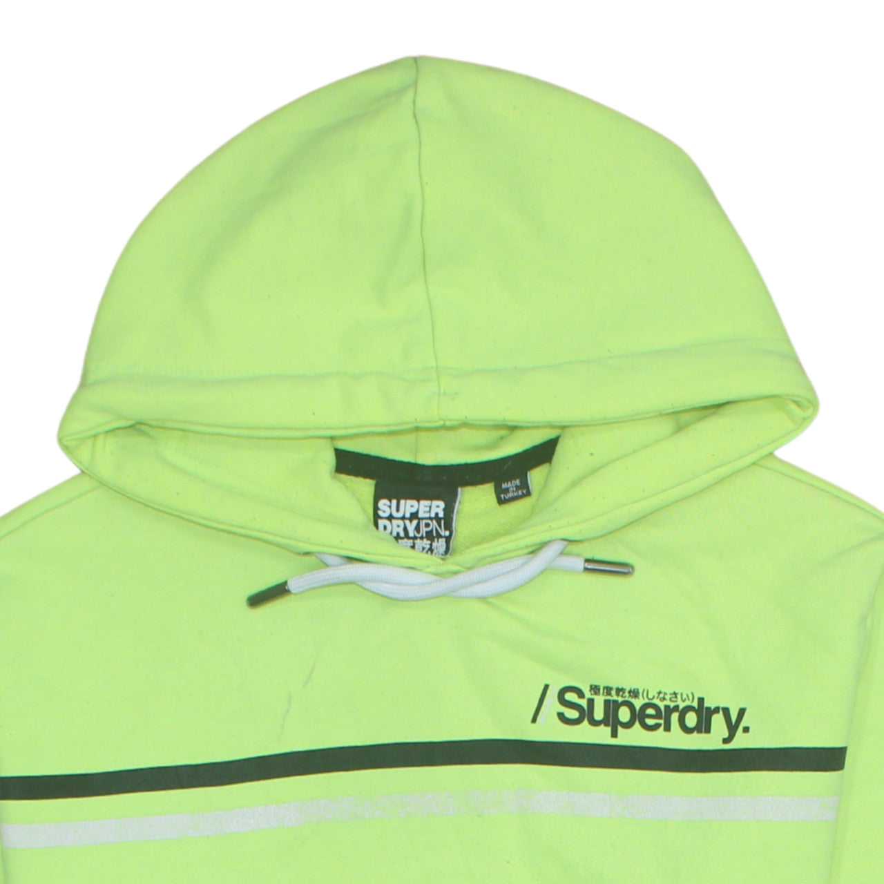 Mens UK Size S Superdry Green Pullover Hoodie