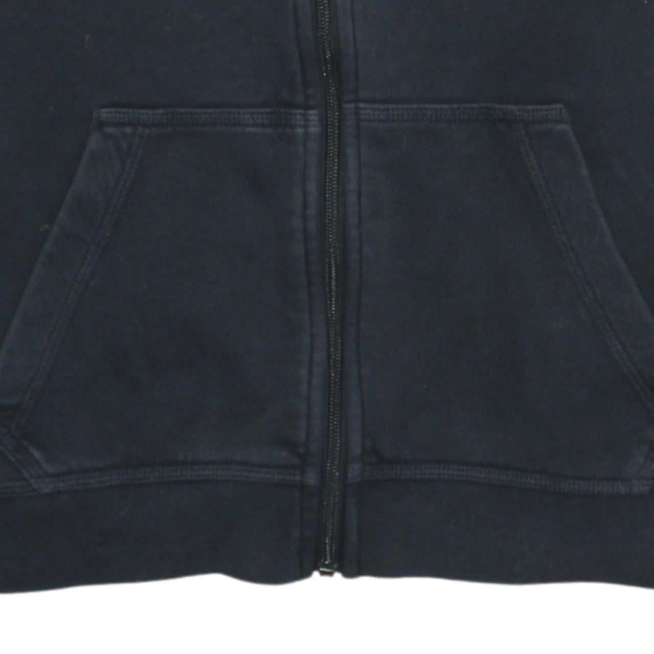 Teens UK Size XL Nike Black Full Zip Hoodie
