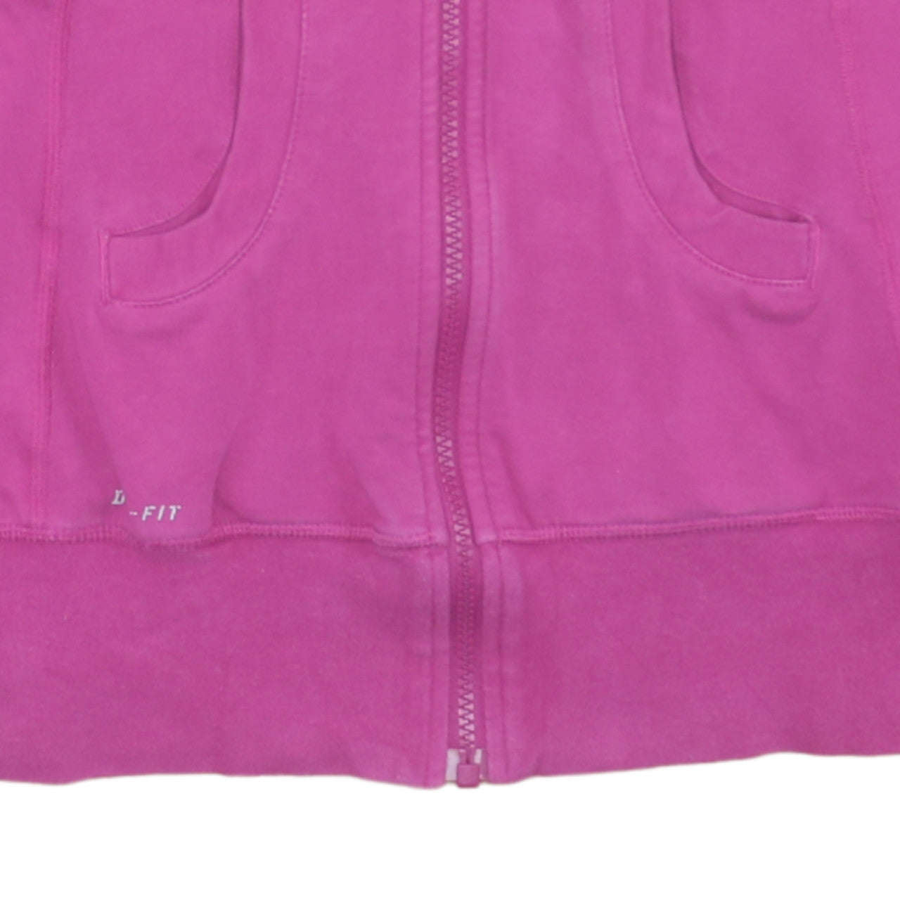 Womens UK Size XS Nike Pink Full Zip Sweatshirt