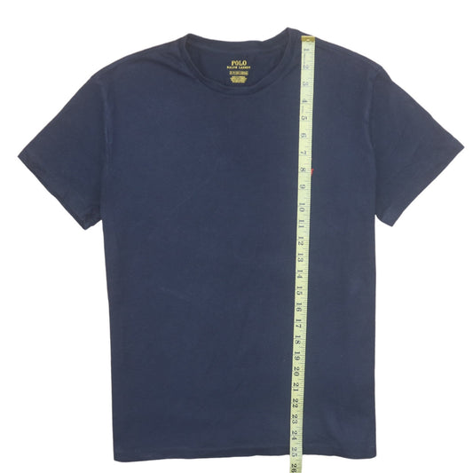 Polo Ralph Lauren Men's Navy Blue Crew Neck Cotton T-Shirt Size S