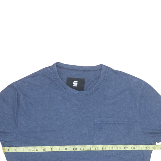 Mens UK Size L G-Star RAW Blue Pullover Sweatshirt