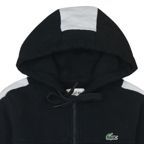 Mens UK Size XS Lacoste Black Full Zip Hoodie