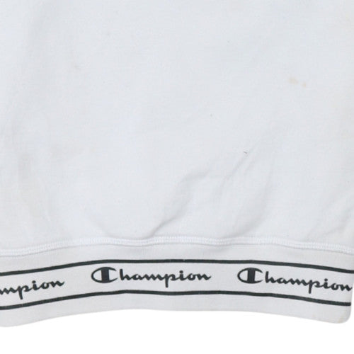 Mens UK Size XS Champion White Pullover Sweatshirt