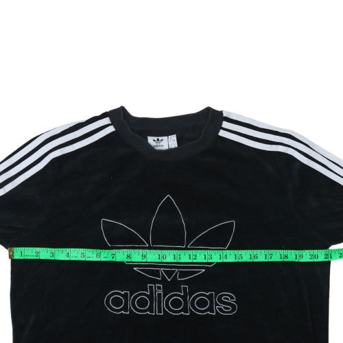 Womens UK Size 20 Adidas Black Pullover Sweatshirt