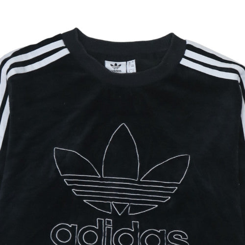 Womens UK Size 20 Adidas Black Pullover Sweatshirt