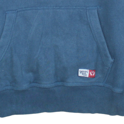 Mens UK Size S Superdry Blue Pullover Hoodie