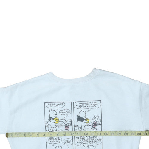 Womens UK Size 2XS Disney White Pullover Sweatshirt