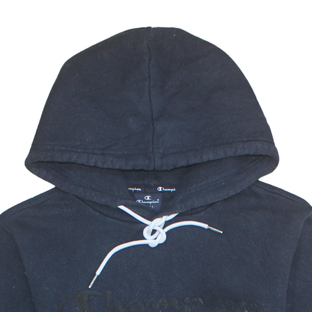 Mens UK Size S Champion Black Pullover Hoodie