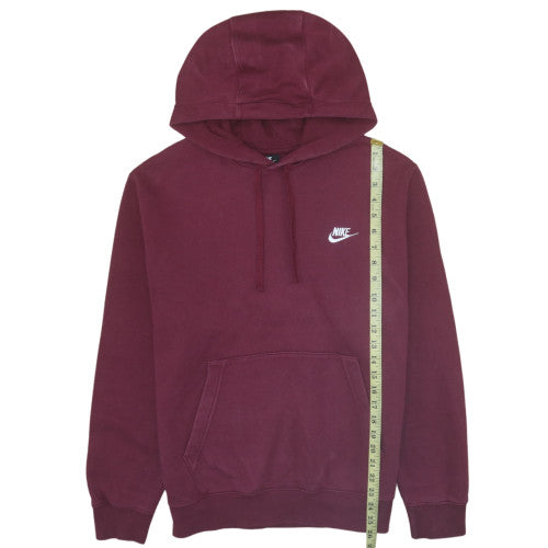 Mens UK Size M Nike Red Pullover Hoodie