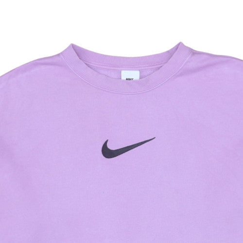 Womens UK Size L Nike Purple Pullover Sweatshirt