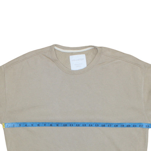 Womens UK Size S Hollister Beige Pullover Sweatshirt