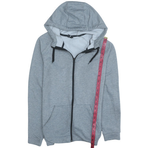 Mens UK Size S Nike Grey Full Zip Hoodie